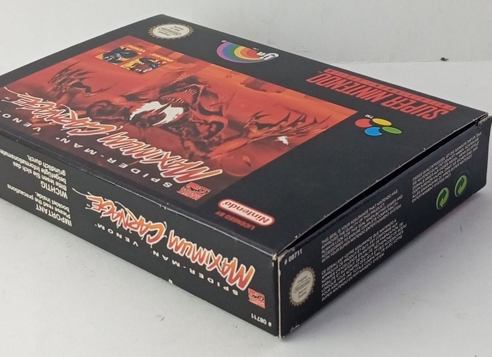 Spiderman maximium carnade super nintendo