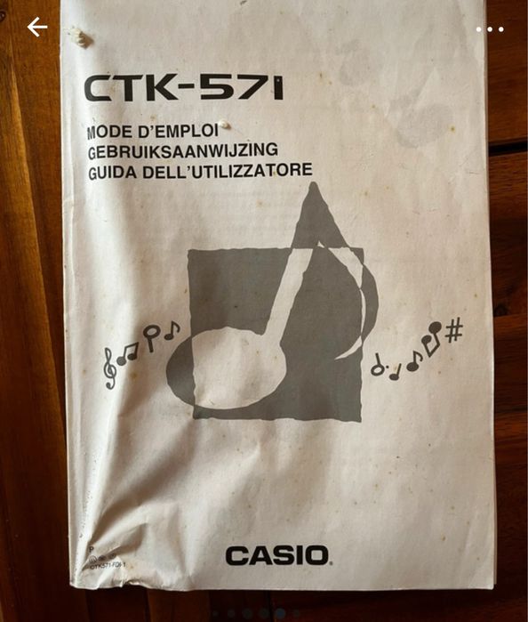 Piano Órgão Casio ctk-571