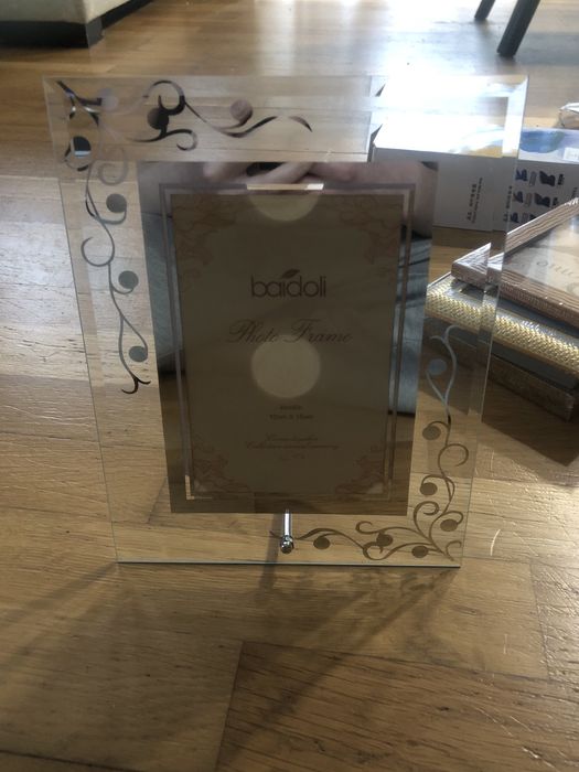 Szklana ramka na zdjęcia