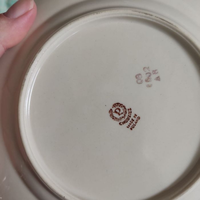 Filiżanka Chodzież z talerzykiem 19 cm