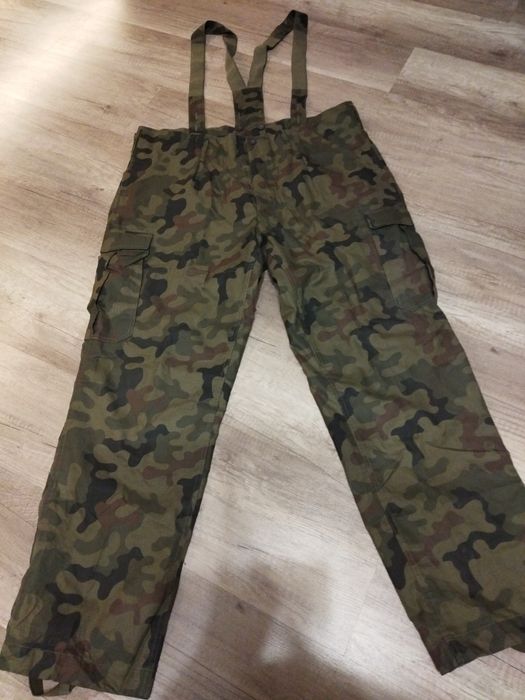 Nowe duże spodnie wojskowe 124Z, pas do 114