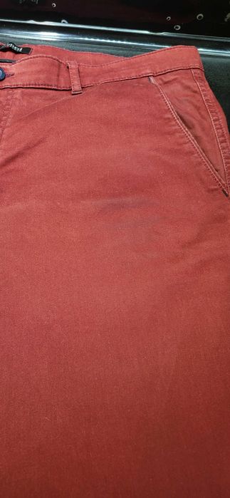 Spodnie męskie bordo