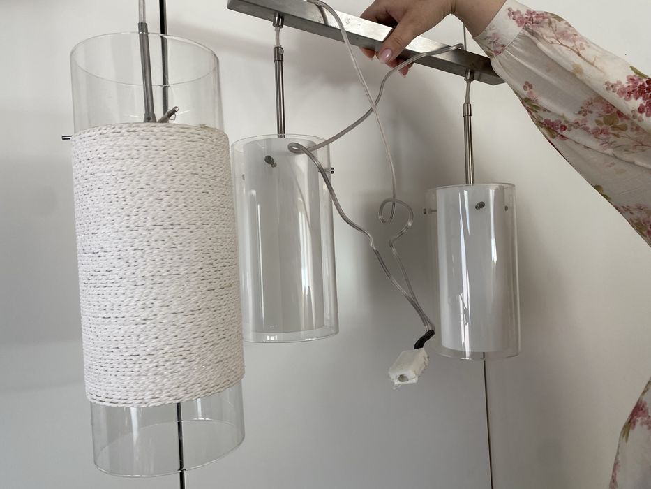 Komplet eleganckich lamp łazienkowych zestaw oświetlenia
