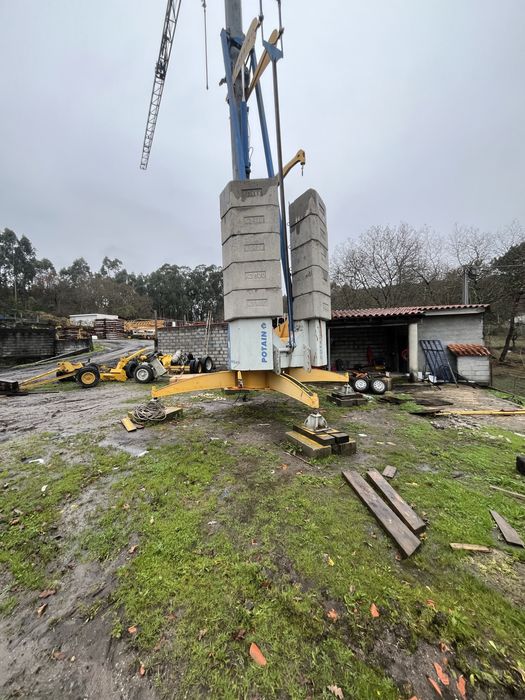 Grua automontante potain igo 18 monotrifásica