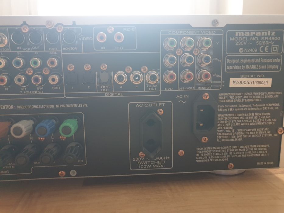 Amplituder marantz model no. SR4600