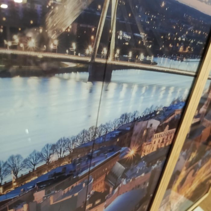 Obraz podświetlany okno dekoracyjne CCRETROILUMINADOS