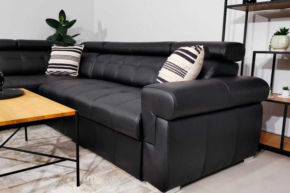 Narożnik Skórzany Alto. Skóra naturalna kanapa