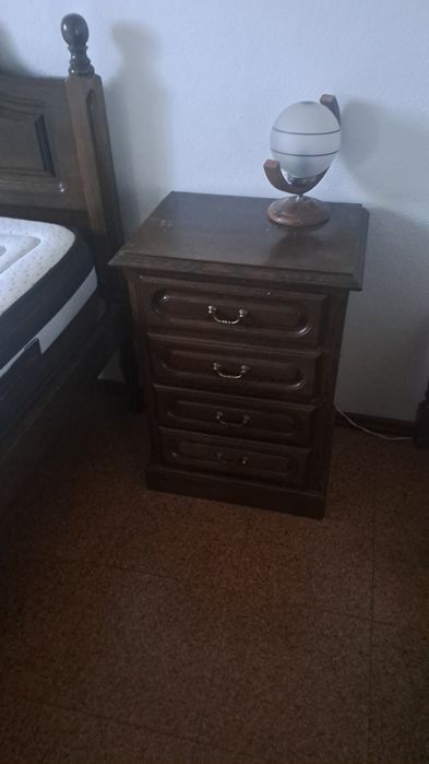 Quarto completo com colchão ortopédico