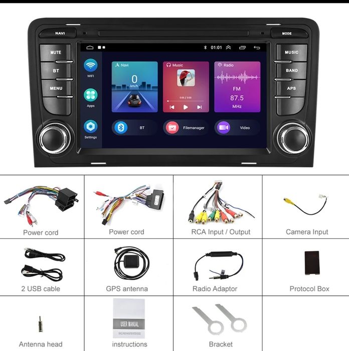 Auto radio A3 A4 2003/2012
