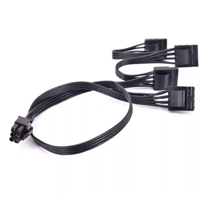 Cabo de Fonte de Alimentação Modular de 6 pinos a 4 pinos (IDE)