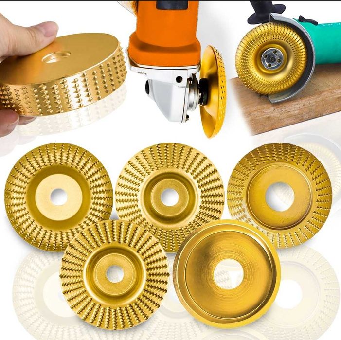 Диск, круг обдирочный,шлифовальный по дереву 100×22.2мм-комплект 3 шт.