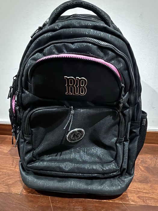 Mochila Escolar Rodinhas Rebecca Bonbon Gliter