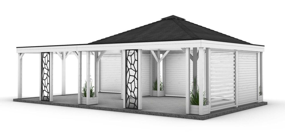 Altana Altanka Drewniana Pergola Altana Ogrodowa Altana Nowoczesna