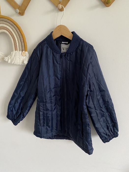 Kurtka pikowana granatowa 122 vrs przejściowa wiosenna