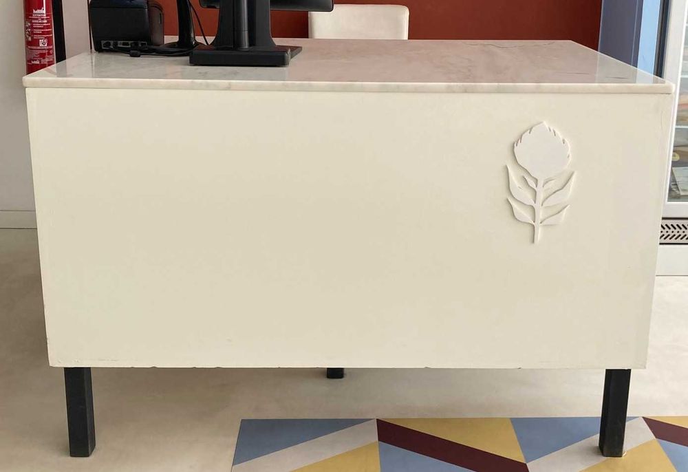 Tampo em Mármore para Balcão