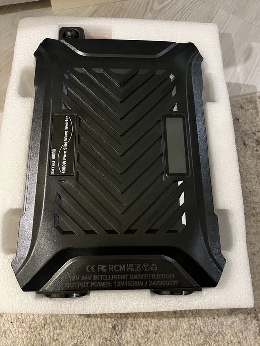 Інвертор DATOUBOSS 12В/24В ~>220В, чиста синусоїда, 1500/3000Вт 6000W