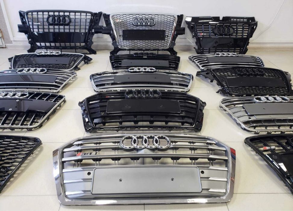 Решетка радиатора Audi Ауди Q5 Q7 Q8 Q3 А1 A6 А3 A4 А5 A7 А8 на все