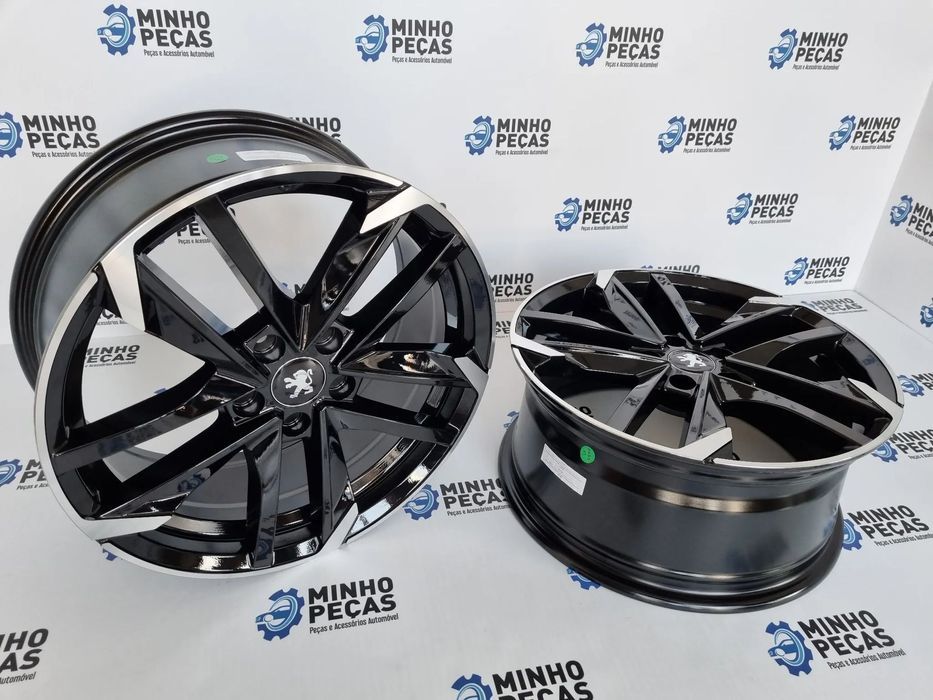 Jantes Peugeot 308 GTI em 16 Preto Brilho (5x108)