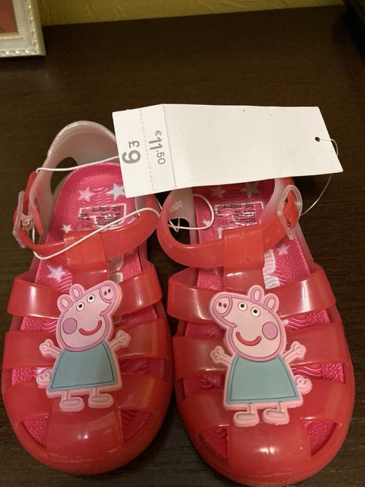 Детские резиновые сандалии Свинка Пеппа
