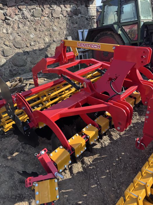 Brona talerzowa z hydropakiem 3m lemtech nowa agregat uprawowo siewny