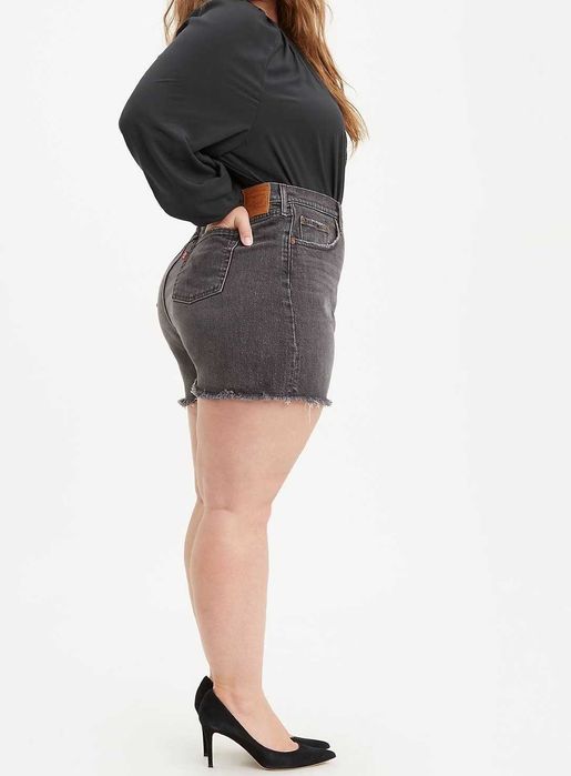 Szorty damskie Plus Size Levi's spodenki 501MD wysoki stan 24