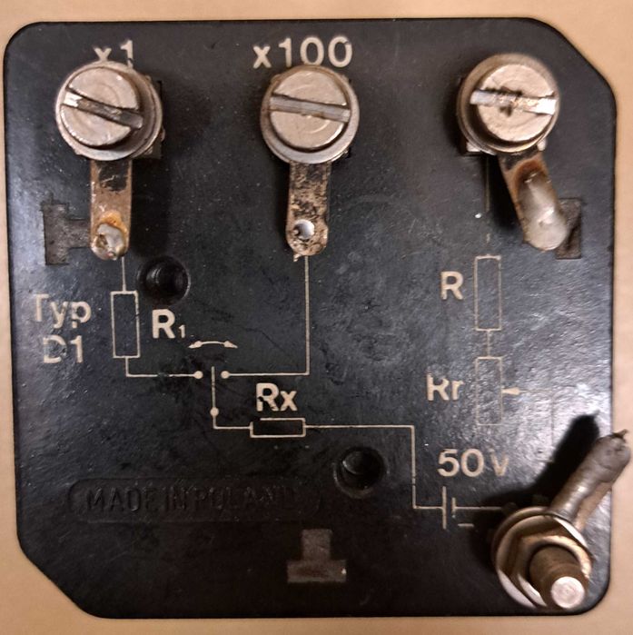 Kiloomomierz tablicowy Lumel M17 0-10kom, M17