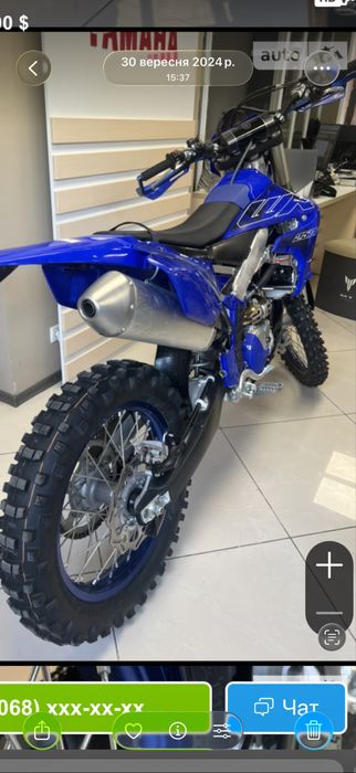 Крос ямаха WR 250 2024р 1200км на доках