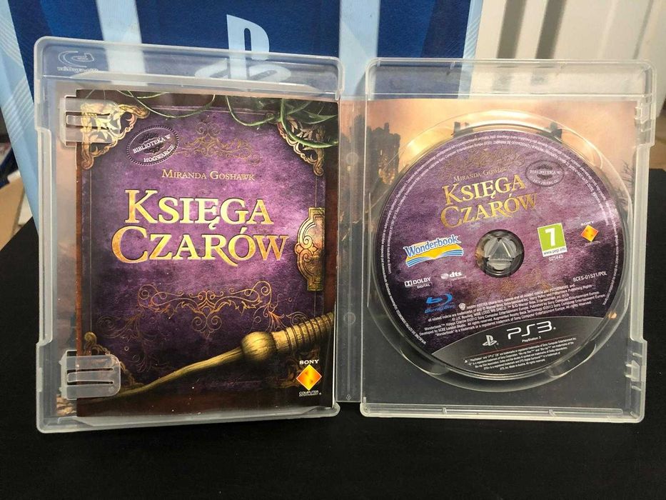 Księga Czarów Harry Potter Wonderbook PS3 Naucz sie zaklęć PL Dubbing