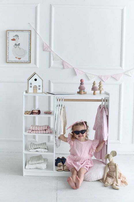 Гардероб дитячий Монтессорі Детский гардероб Шкаф детский Монтессори