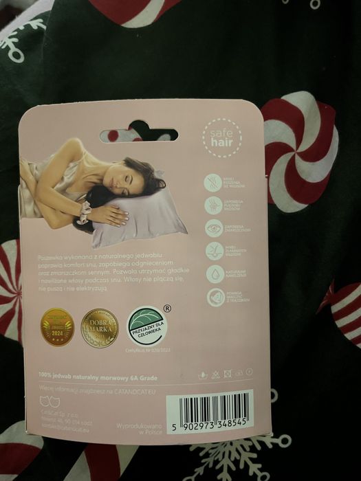 Poszewka 100% jedwab cat&cat nowa