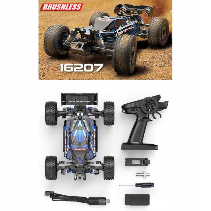 MJX 16207 Hyper Go 4WD Brushless 3S 70км/год