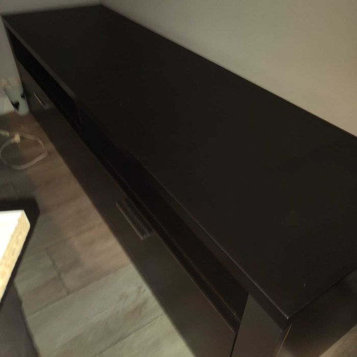 Móvel de TV Preto (C/ Gavetas)
