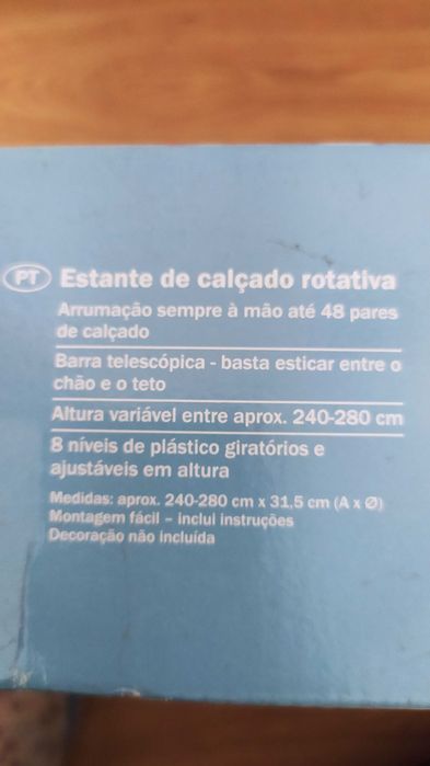 Sapateira vertical - 48 pares calçado