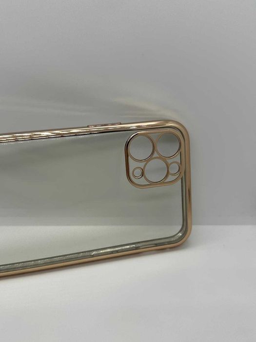 Obudowa Plecki Etui Case Iphone 11 Pro Przeźroczysto-Złote kod 51