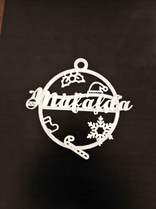 Bolas personalizadas para o Natal