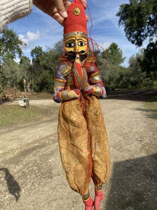 Boneco Artesanal Indiano – Peça de Coleção India
