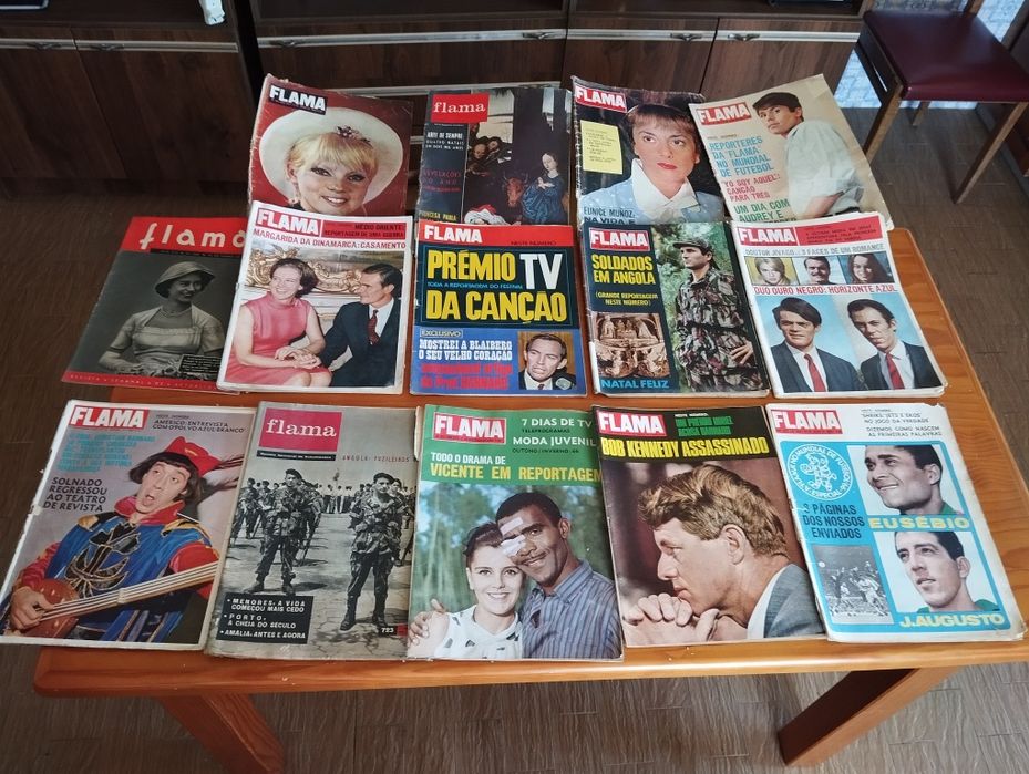 Sortido de revistas antigas