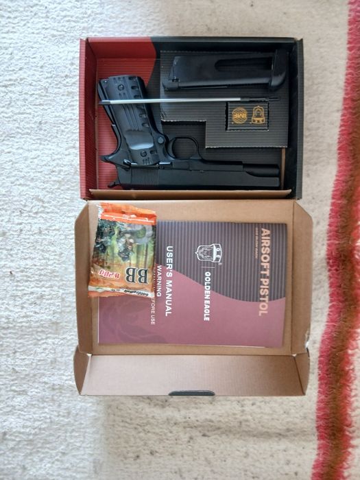 Airsoft Desert Eagle Black Full metal