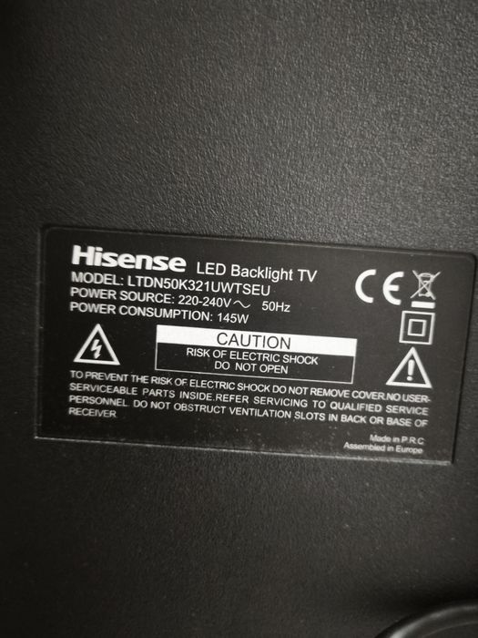 Tv Hisense 50 cali