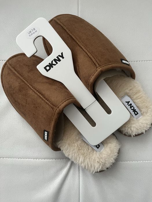 Ciepłe kapcie męskie DKNY -41/42