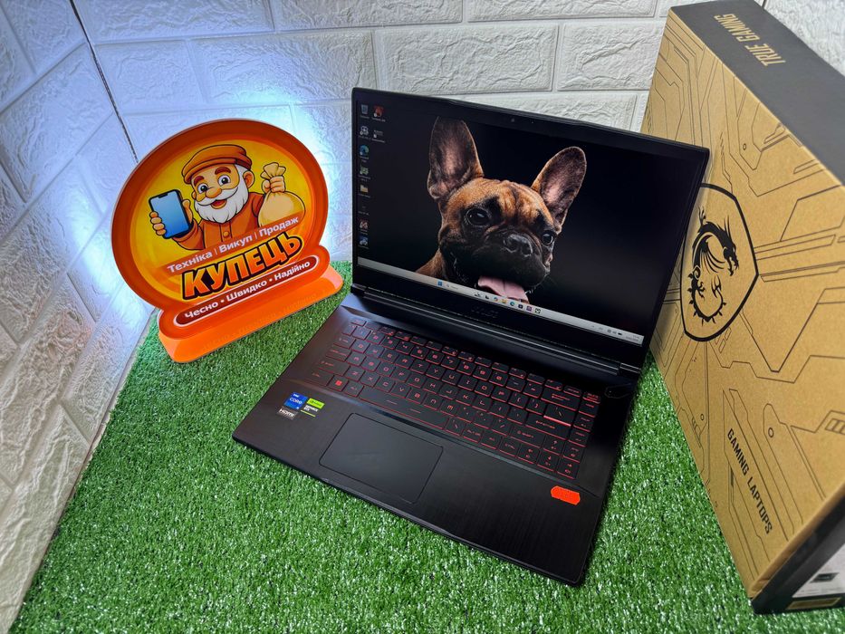 MSI GF63｜RTX 4050｜i5-12450H｜15,6"｜OЗУ 8 gb｜ssd 512