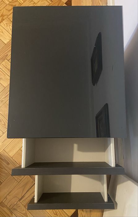 Cómoda c/2 gavetas, pret-cast, 40x55 cm