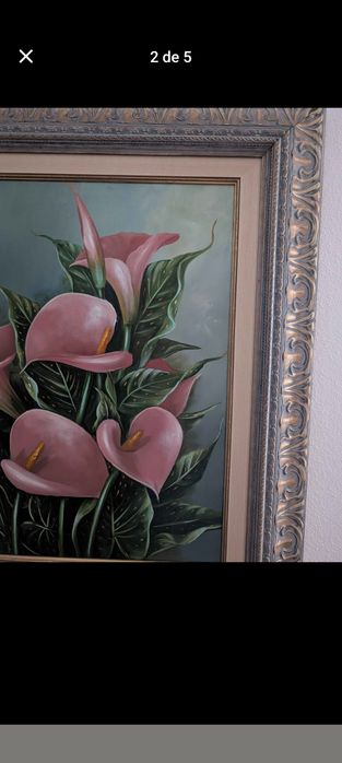 Um quadro pintura a óleo