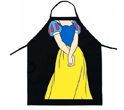 Avental padrão princesas Disney (novo) - vários diferentes