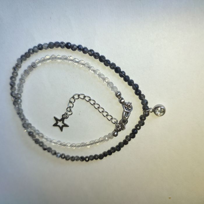 Чокеры из турмалина, аквамарина, рутилового кварца (волосатик)