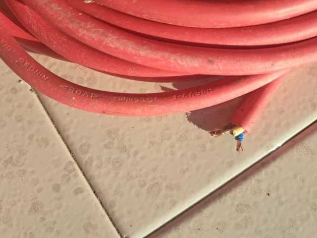 Cabo rosa H05VV-F 3G1,5 mm² 3m