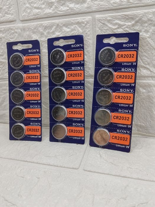 Батарейки Sony Сони CR2032 2032 БЛІСТЕР 5 ШТ