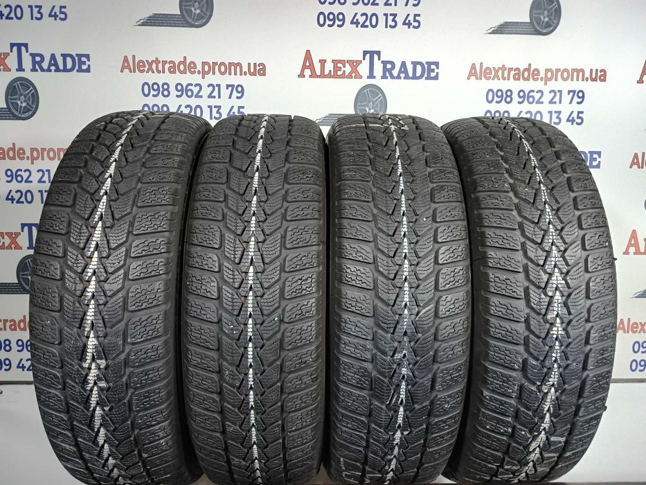 4 шт. 195/65 R15 Dunlop Winter Response 2 зимові шини б/у, протектор 6,5 мм