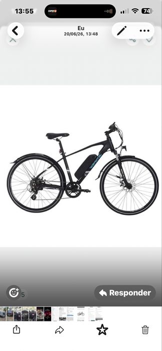 Vendo bicicleta electrica roda 28 impecavel