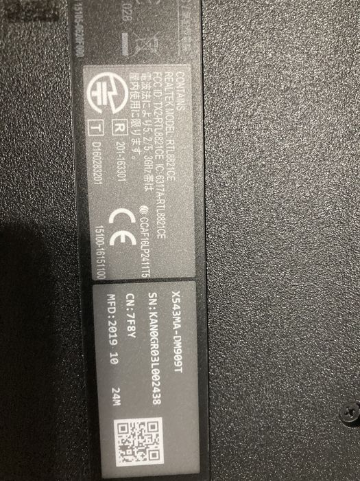 Laptop ASUS A543M